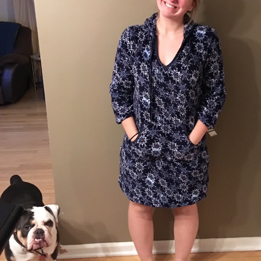 Cozy Snowflake Night Gown